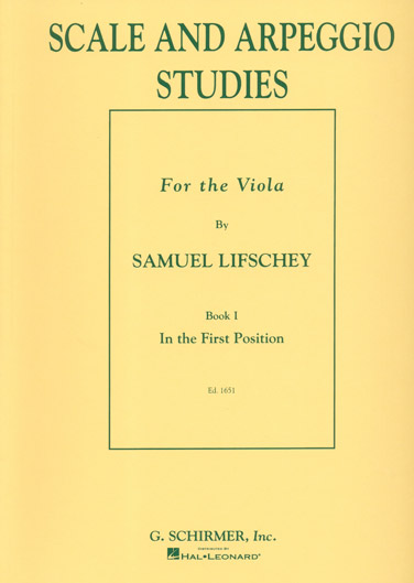 Scale and Arpeggio Studies for the Viola, Book 1