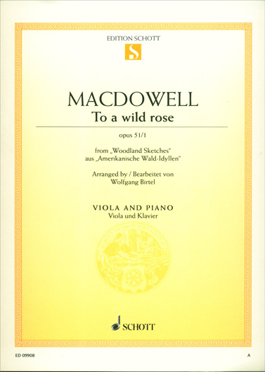To a Wild Rose from "Woodland Sketches" Op.51/1