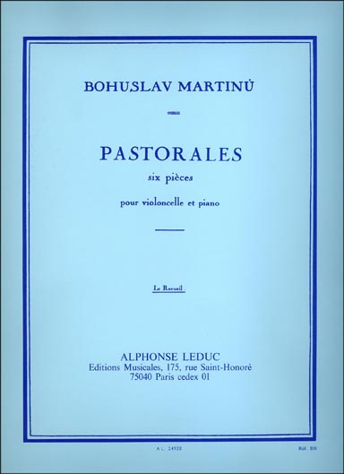 Pastorales - Six Pieces for Cello and Piano