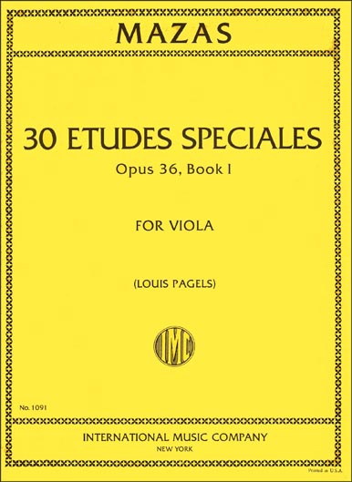 30 Etudes Speciales Op.36 Book I