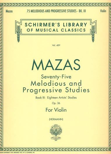 75 Melodious and Progressive Studies Op. 36 - Book 3