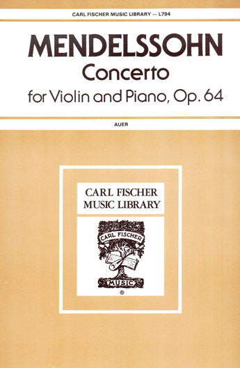 Concerto in E minor Op. 64 for Violin and Piano