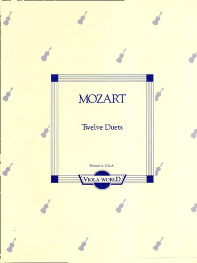 Mozart - Twelve Duets K. 487 (VLAW)
