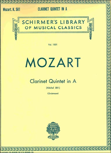 Mozart - Clarinet Quintet in A major, K. 581 (SCHRIM)