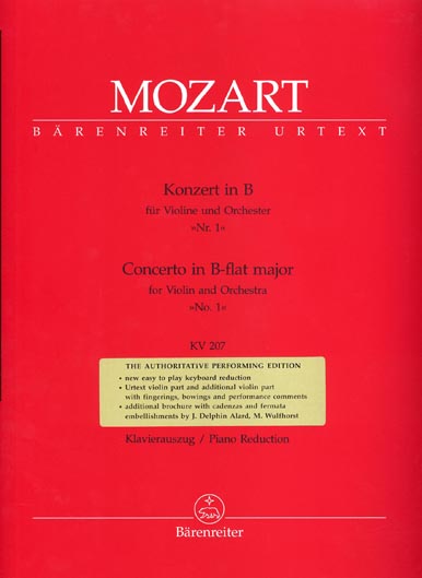 Mozart - Violin Concerto No. 1 in B flat major K. 207