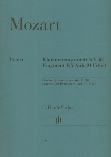 Mozart - Clarinet Quintet in A major, K. 581 (HEN)