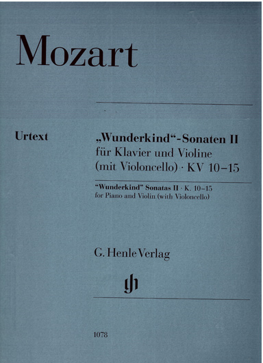Mozart - "Wunderkind Sonaten" K.10-15, Vol. 2 (HEN)