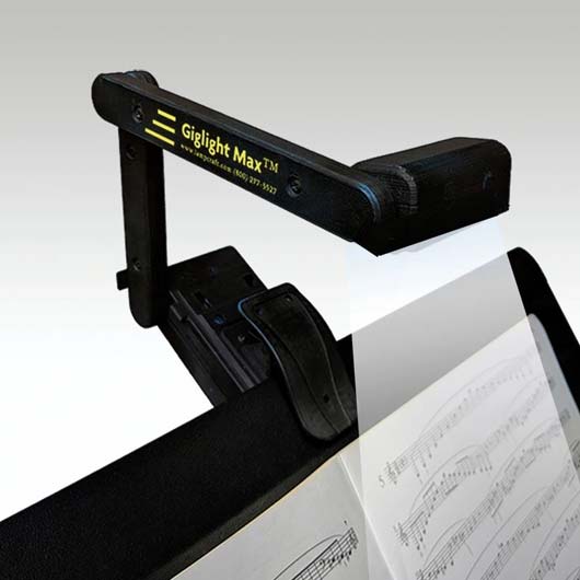 GigLight Max Music Stand Light w/accessories