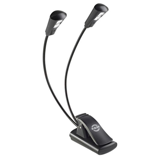 Double2 LED FlexLight Music Stand Light - Black