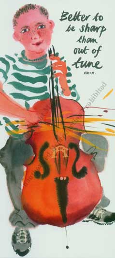 Notecard - "Things I Play" by Mary Woodin