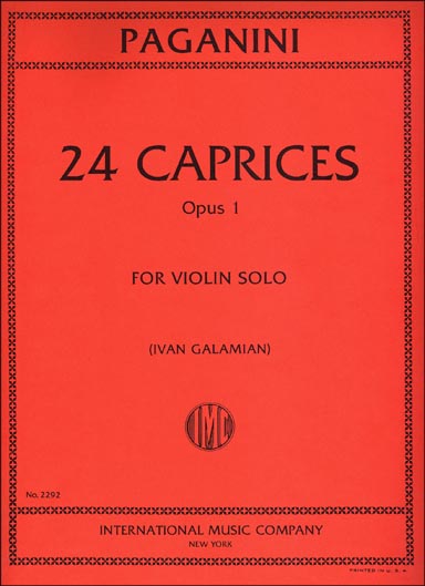 Paganini - 24 Caprices Op. 1 for Solo Violin (INT)