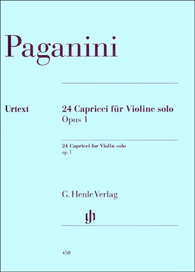 Paganini - 24 Caprices Op. 1 for Solo Violin (HEN)