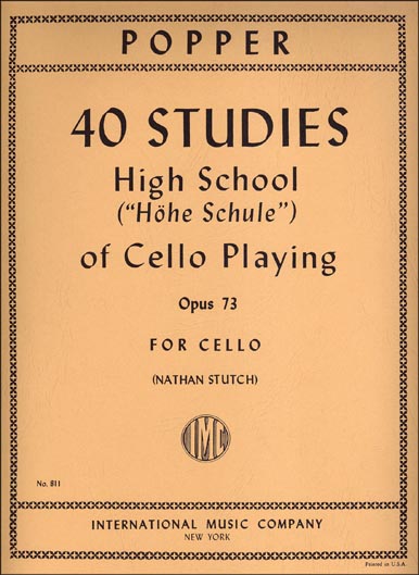 Popper - High School of Cello Playing Op.73