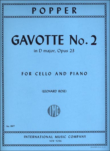 Popper - Gavotte No.2 in D Op.23