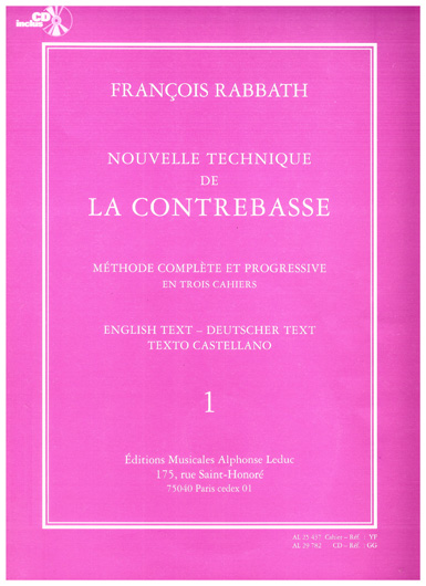 Nouvelle Technique de Contrebasse