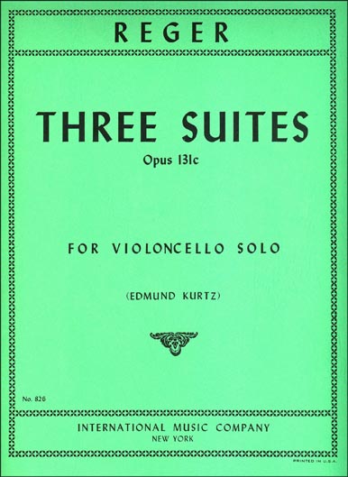 Reger - Three Suites Op. 131c for Solo Cello (INT)