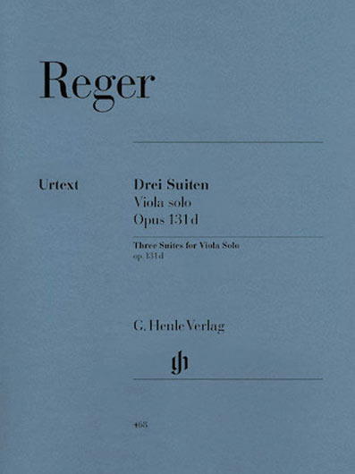 Reger - Three Suites for Solo Viola Op. 131d (HEN)