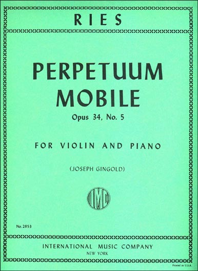 Perpetuum Mobile Op.34 No.5