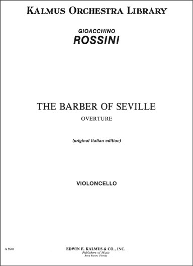 The Barber of Seville Overture, Cello Part