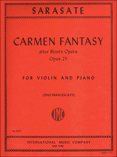 Sarasate - Carmen Fantasy, Op. 25 (INT)