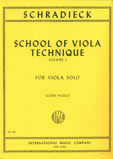 School of Viola Technique Vol.1