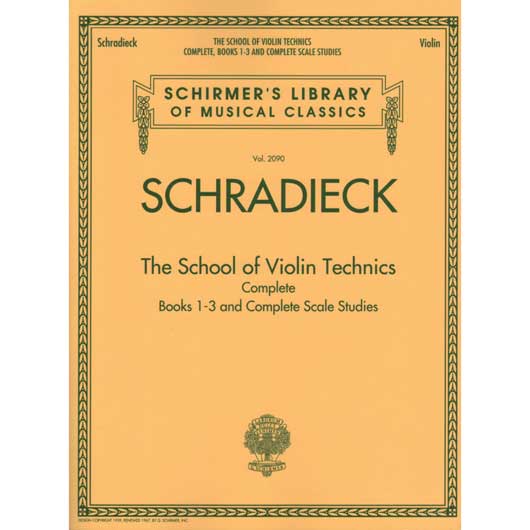 The School of Violin Technics, Books 1-3 &amp; Scale Studies