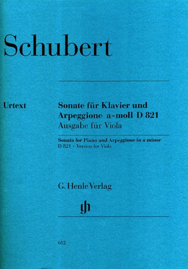 Schubert - Arpeggione Sonata, D.821 for Viola (HEN)