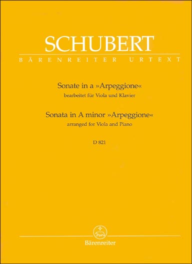 Schubert - Arpeggione Sonata, D.821 For Viola (BAR)