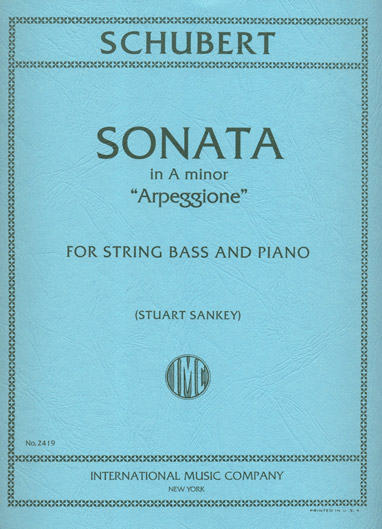 Schubert - Arpeggione Sonata, D.821 for Bass (INT)