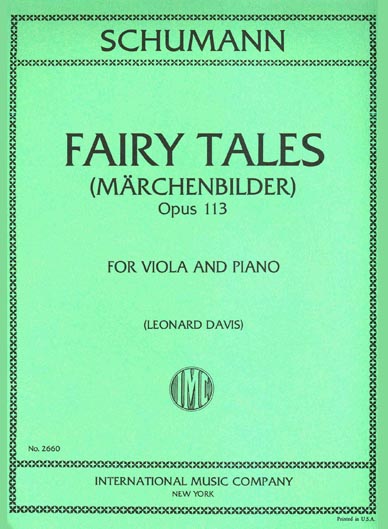 Schumann - Fairy Tales, Op. 113 for Viola and Piano (INT)