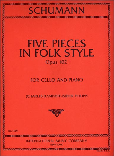Schumann - Five Pieces in Folk Style, Op.102 (INT)