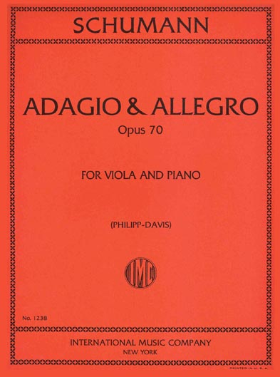 Schumann - Adagio &amp; Allegro, Op. 70 for Viola and Piano (INT)