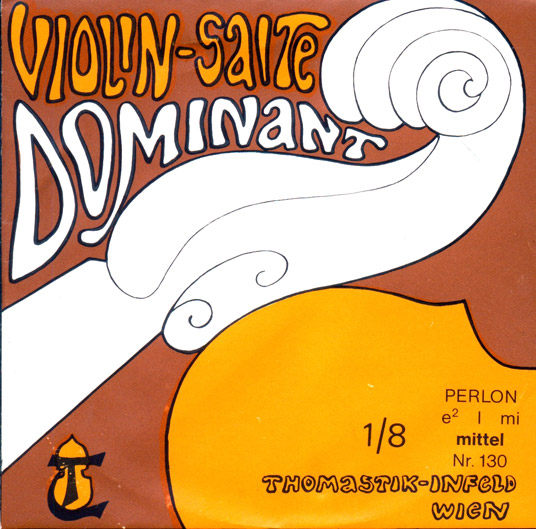 Dominant Violin Wound E String - medium - 1/8