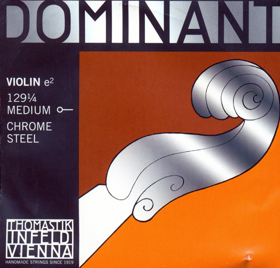 Dominant Violin Steel E String - medium - 1/4