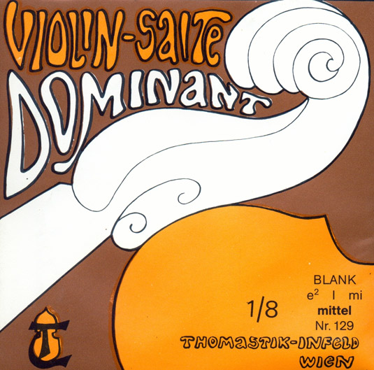 Dominant Violin Steel E String - medium - 1/8