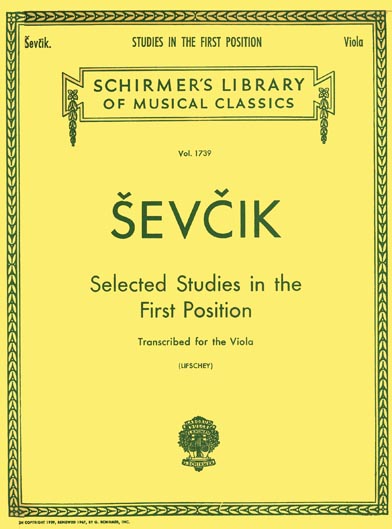 Sevcik - Selected Studies in the First Position (SCHIR)