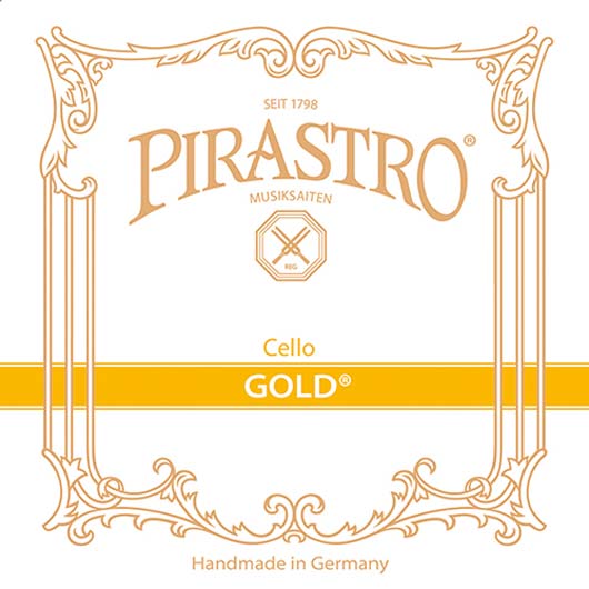 Gold Cello A String - medium - 4/4