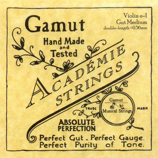 Gamut Academie Violin E(1) String - Medium - Natural