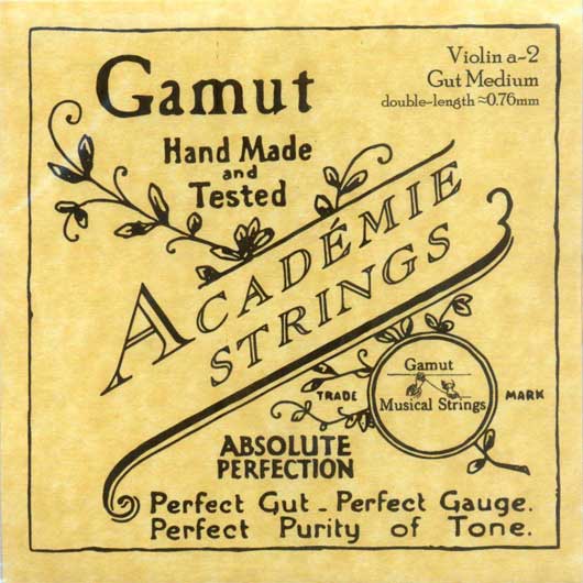 Gamut Academie Violin A(2) String - Medium - Natural