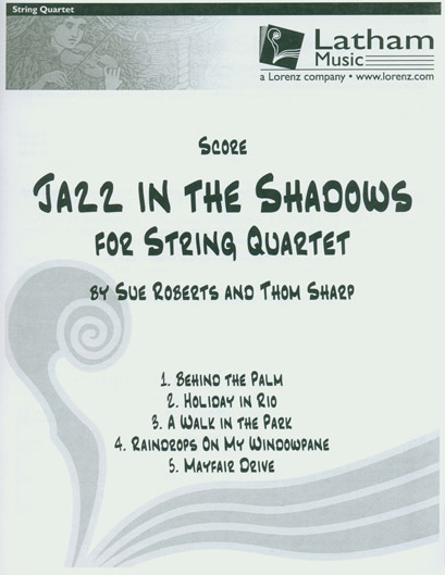Jazz in the Shadows for String Quartet - Score