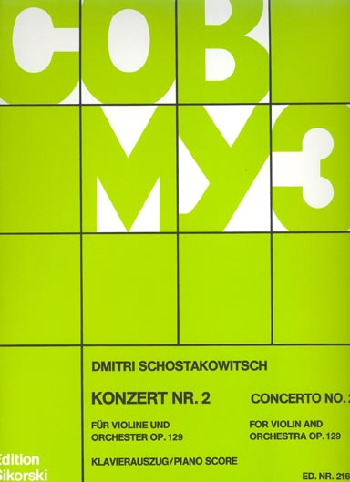 Shostakovich - Violin Concerto No. 2, Op. 129