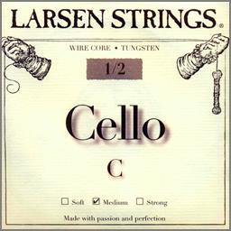 Larsen Fractional Wire Core Cello C String - medium - 1/2