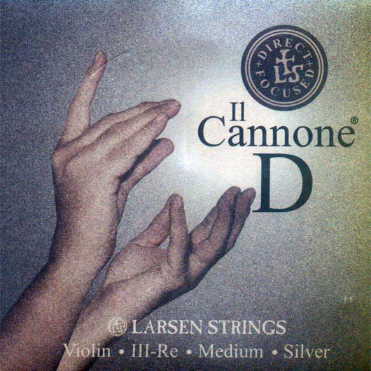 Larsen Il Cannone Violin D String - Medium-4/4-Direct - Focused