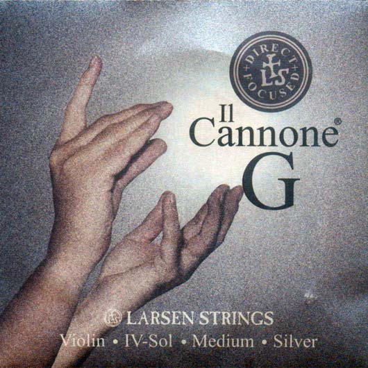 Larsen Il Cannone Violin G String - Medium -4/4-Direct - Focused