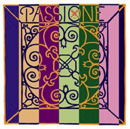 Passione Solo Violin E string, Ball - silvery steel - medium