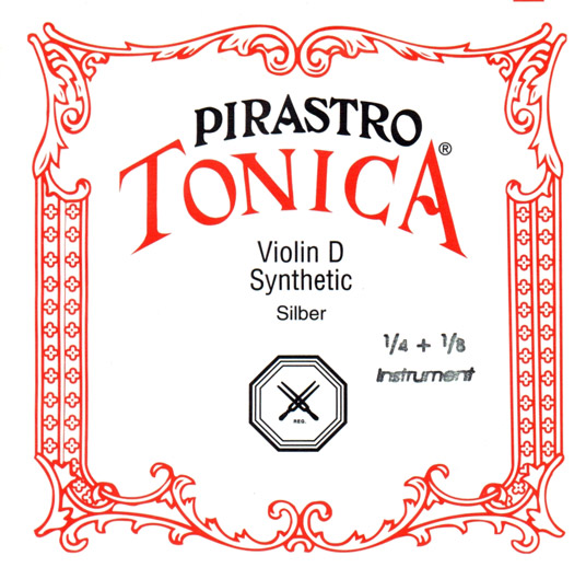 Tonica Violin Silver D String - medium - 1/4-1/8