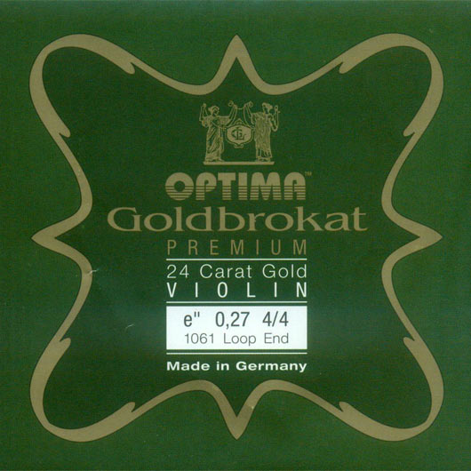 Goldbrokat Premium 24 Carat Gold Violin String - E 27 - 4/4 Loop