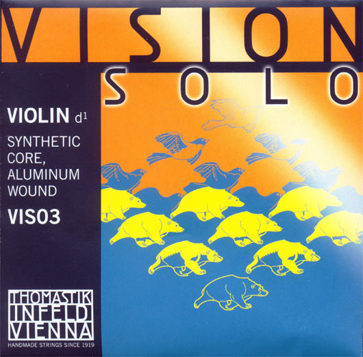 Vision Solo Violin D String Aluminum- 4/4