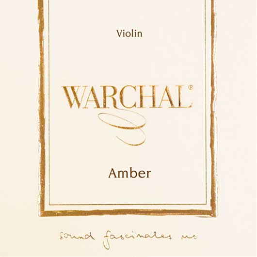 Warchal Amber Violin String E - 4/4 - Medium - Ball