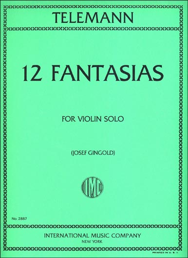Telemann - 12 Fantasias for Solo Violin, TWV 40:14-25 (INT)